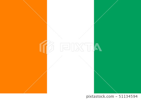 Ivory Coast flag 51134594