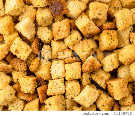 Crispy bread crackers background. The form of the Crispy bread crackers background. The form of the 51139798