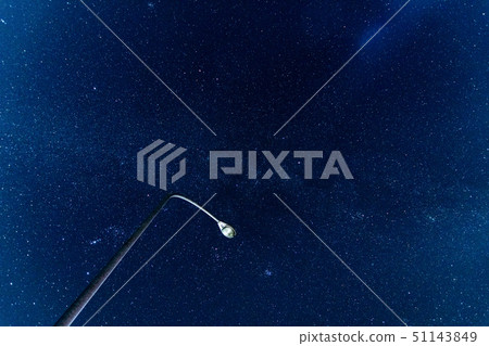 Starry sky scenery 51143849