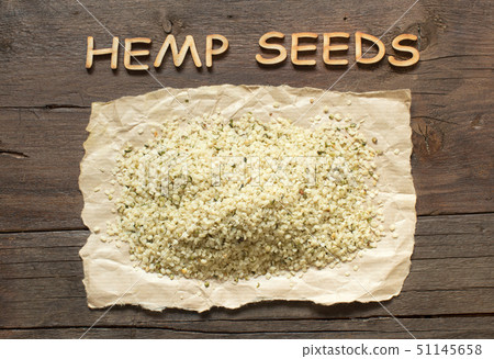 Raw organic hemp seeds 51145658