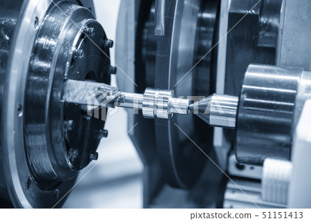 The cylindrical grinding machine grinding the The cylindrical grinding machine grinding the 51151413