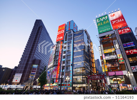 View of Tokyo cityscape in Kabukicho in Japan (night view) 51164193