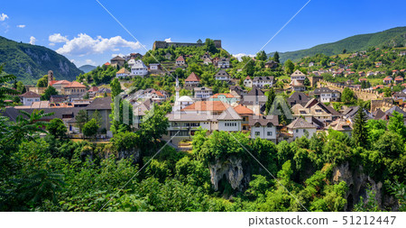 The old town of Jajce, Bosnia and Herzegovina 51212447