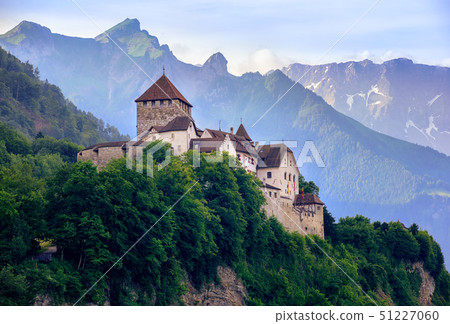 Vaduz Castle, Liechtenstein, Alps mountains Vaduz Castle, Liechtenstein, Alps mountains 51227060