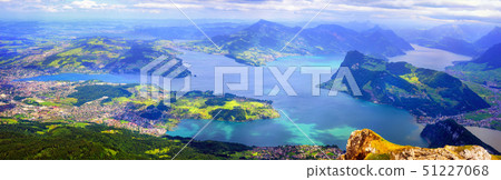 Lake Lucerne, Swiss Alps mountains, Switzerland Lake Lucerne, Swiss Alps mountains, Switzerland 51227068