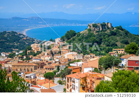 Begur Old Town and Castle, Costa Brava, Spain Begur Old Town and Castle, Costa Brava, Spain 51259310