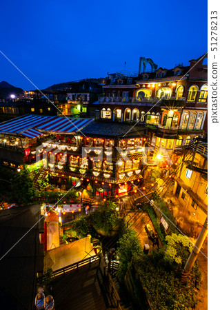 臺灣臺北九份老街Jiufen Old Street, Taipei, Taiwan, Asia 51278213