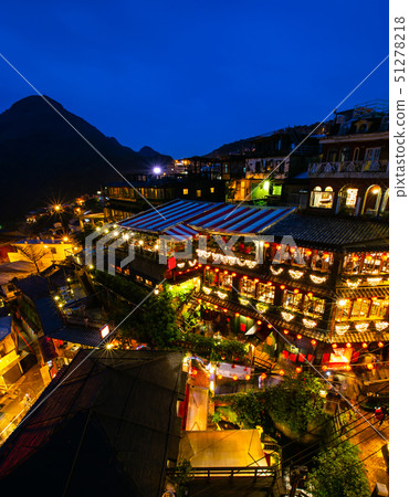 臺灣臺北九份老街Jiufen Old Street, Taipei, Taiwan, Asia 51278218
