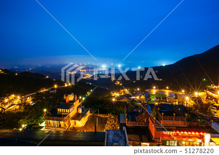 臺灣臺北九份老街Jiufen Old Street, Taipei, Taiwan, Asia 51278220