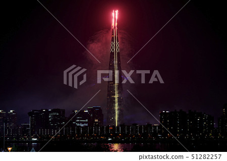 May 2019 Lotte Tower fireworks display 51282257