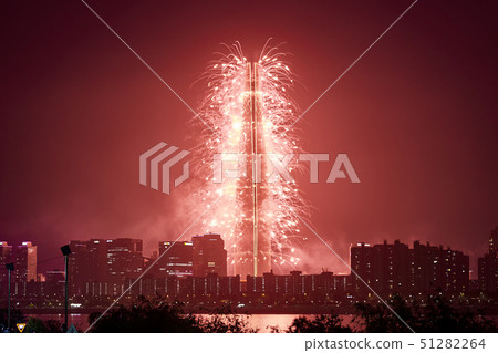 May 2019 Lotte Tower fireworks display May 2019 Lotte Tower fireworks display 51282264
