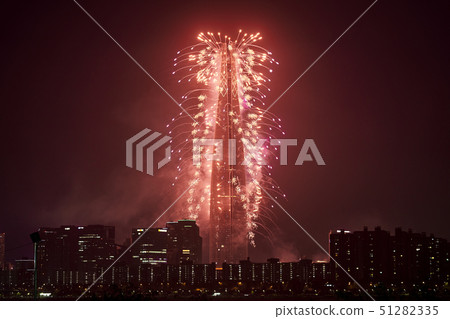 May 2019 Lotte Tower fireworks display May 2019 Lotte Tower fireworks display 51282335