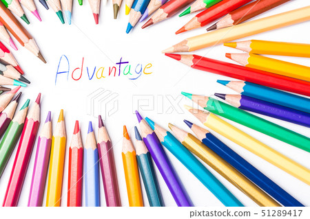 Adventage drawing by colour pencils  51289417