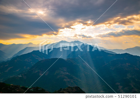 Hehuanshan scenery in Hehuan Mountain, Nantou County, Taiwan in Nantou County, Tai 51290101