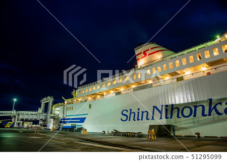 從Tomakomai東港出發前的新日本海渡輪 51295099