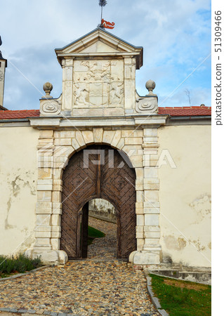 Gate to Ptuj Castle or Ptujski grad. Slovenia 51309466