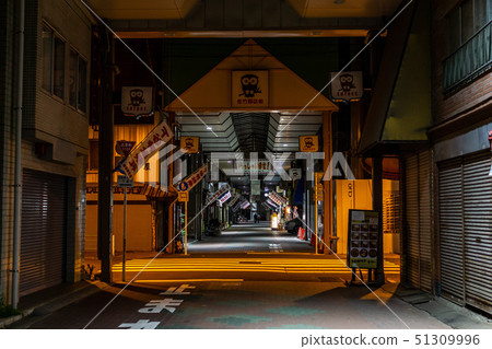Satake Shopping Street Night View 51309996