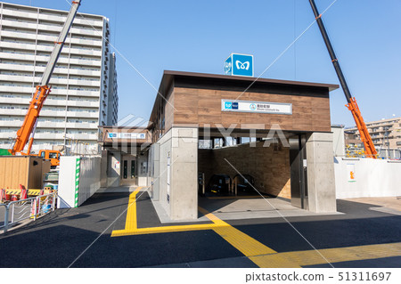 Minamisunamachi Station under construction 51311697