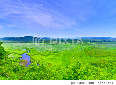 從北海道釧路市的Kottaro湯濕地觀察台觀看釧路濕地 51332353