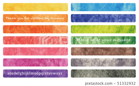 Watercolor background banner Watercolor background banner 51332932