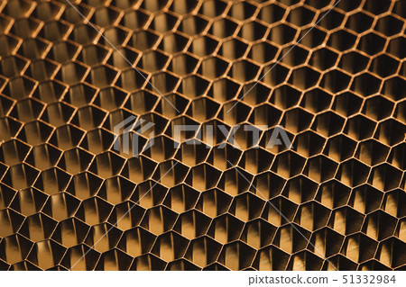 golden metallic honeycomb grid texture pattern golden metallic honeycomb grid texture pattern 51332984