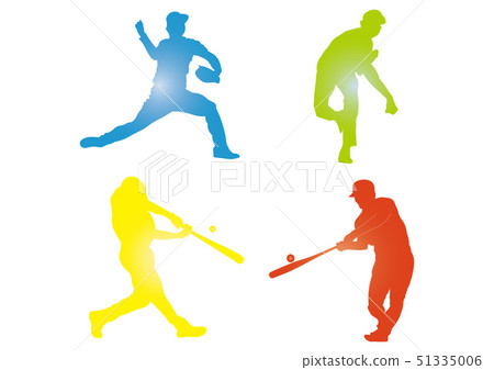 Baseball _ silhouette 51335006