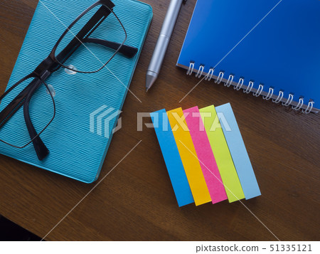 Business image · glasses · notebook Business image · glasses · notebook 51335121