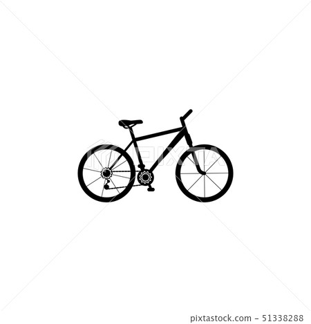bicycle icon. illustration of a mountain bike bicycle icon. illustration of a mountain bike 51338288