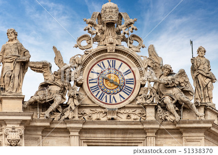 Basilica of Saint Peter Vatican city - Clock 51338370