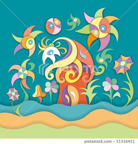 illustration of Cartoons fairy tale drawing hous illustration of Cartoons fairy tale drawing hous 51338451