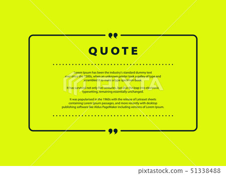 Abstract green quote vector design for speech text Abstract green quote vector design for speech text 51338488