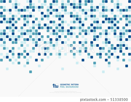 Abstract technology blue green colors square pixel Abstract technology blue green colors square pixel 51338500