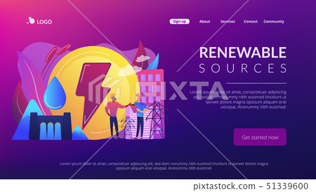 Hydropower concept landing page. 51339600