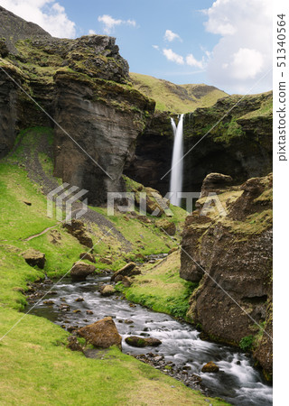 Kvernufoss Waterfall, Iceland 51340564