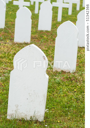 muslim tombs alignment at military cemetery 51342366