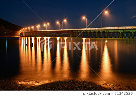Night view of Aomori Bridge 51342526