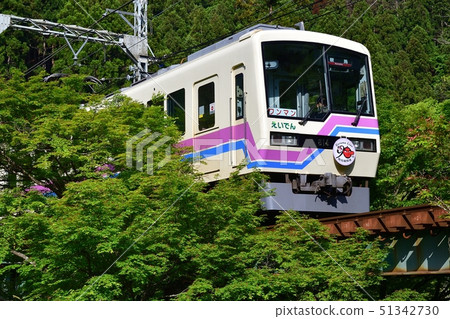 鐵路火車Koden Electric Eiden Kozan電鐵系列800 Kifunaguchi Kurama Shinnoku Aomori 51342730