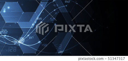Abstract hexagon background. Technology poligonal Abstract hexagon background. Technology poligonal 51347317