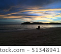 Sunset sights, sunset and couple in Langkawi 51348941