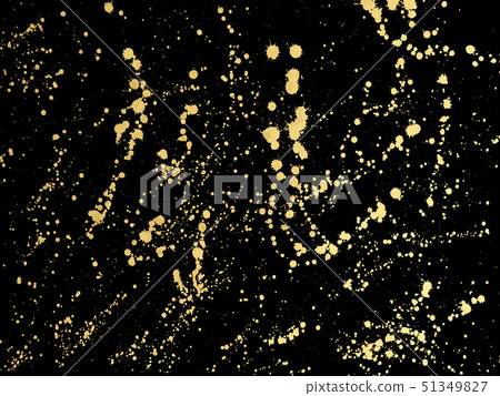 Ink golden blots Grunge urban background.Texture Vector. Dust ov Ink golden blots Grunge urban background.Texture Vector. Dust ov 51349827