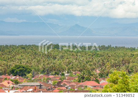 Village and forest in nusa lembongan Indonesia 51349852