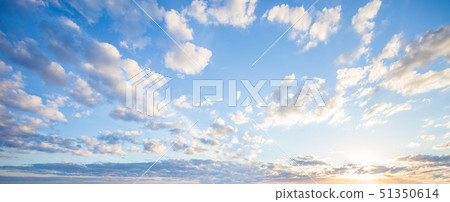 Blue sky clouds background. Beautiful landscape Blue sky clouds background. Beautiful landscape 51350614