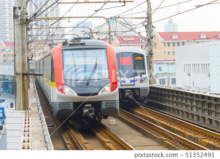 Shanghai metro trains China underground Shanghai metro trains China underground 51352491