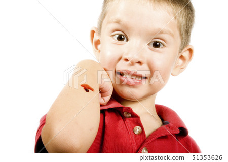 Kid with a boo-boo Kid with a boo-boo 51353626