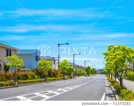 沒有電線桿的住宅區 沒有電線桿的住宅區 51373281