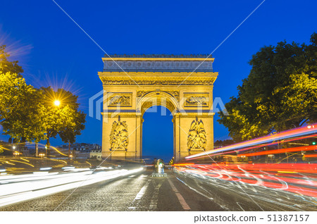 Arc de Triomphe in Paris , France 51387157