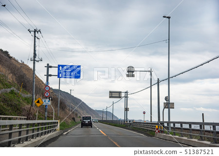 Road to Hidaka Hokkaido Road along the coast Road to Hidaka Hokkaido Road along the coast 51387521