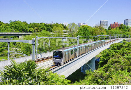 Sendai City · Sendai City Subway Tozai Line and Sendai City Fullscape Sendai City · Sendai City Subway Tozai Line and Sendai City Fullscape 51397242