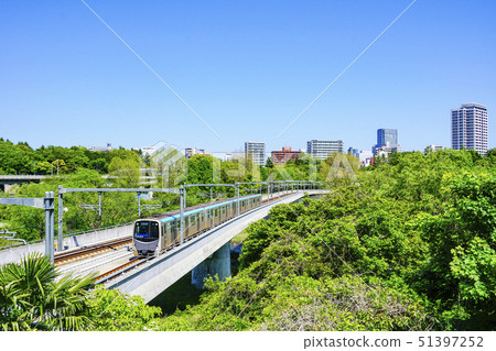 Sendai City · Sendai City Subway Tozai Line and Sendai City Fullscape 51397252