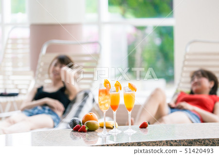 Resort Woman Poolside Resort Woman Poolside 51420493